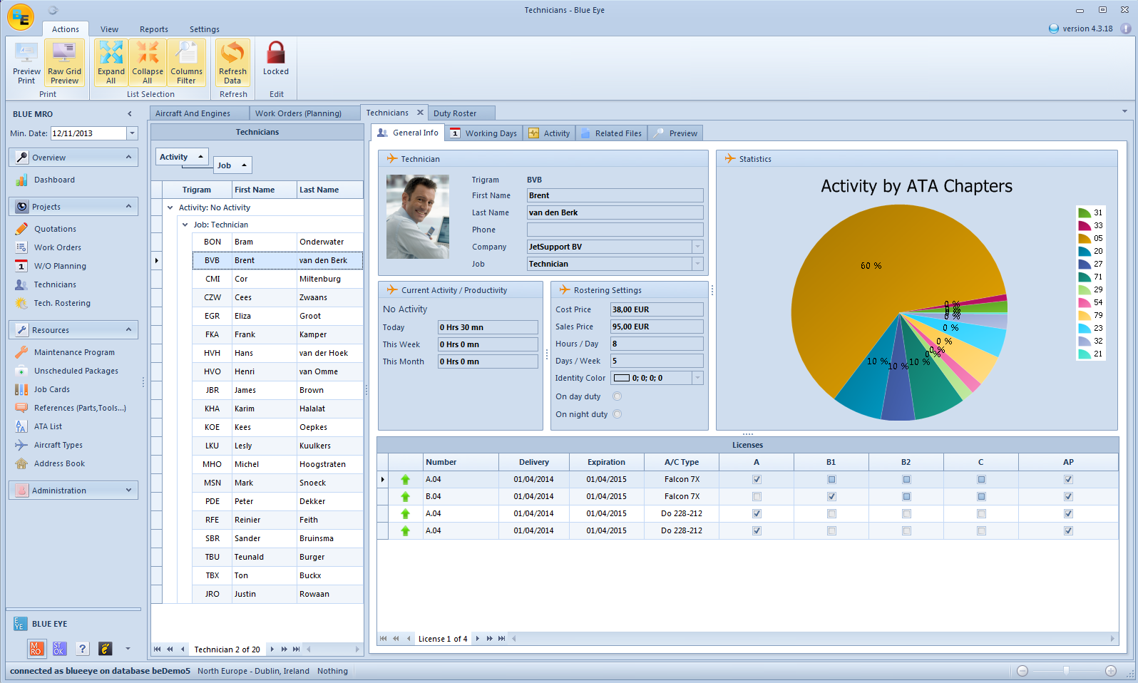 screenshot of Blue Eye